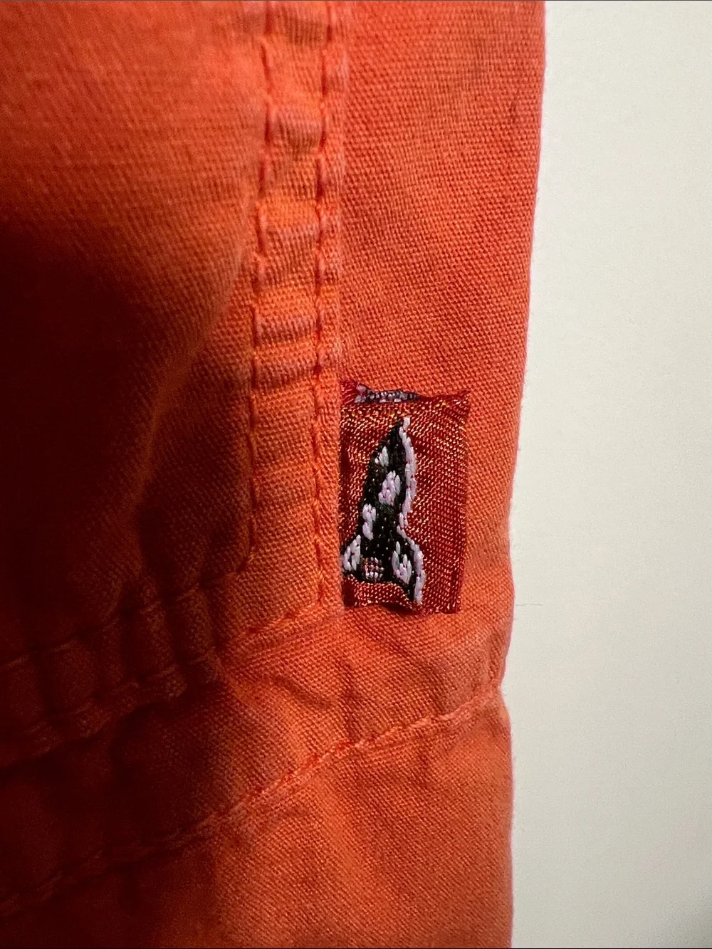 Vintage Kids 2 Piece Boarder Shirt and Orange Pants Size 4T